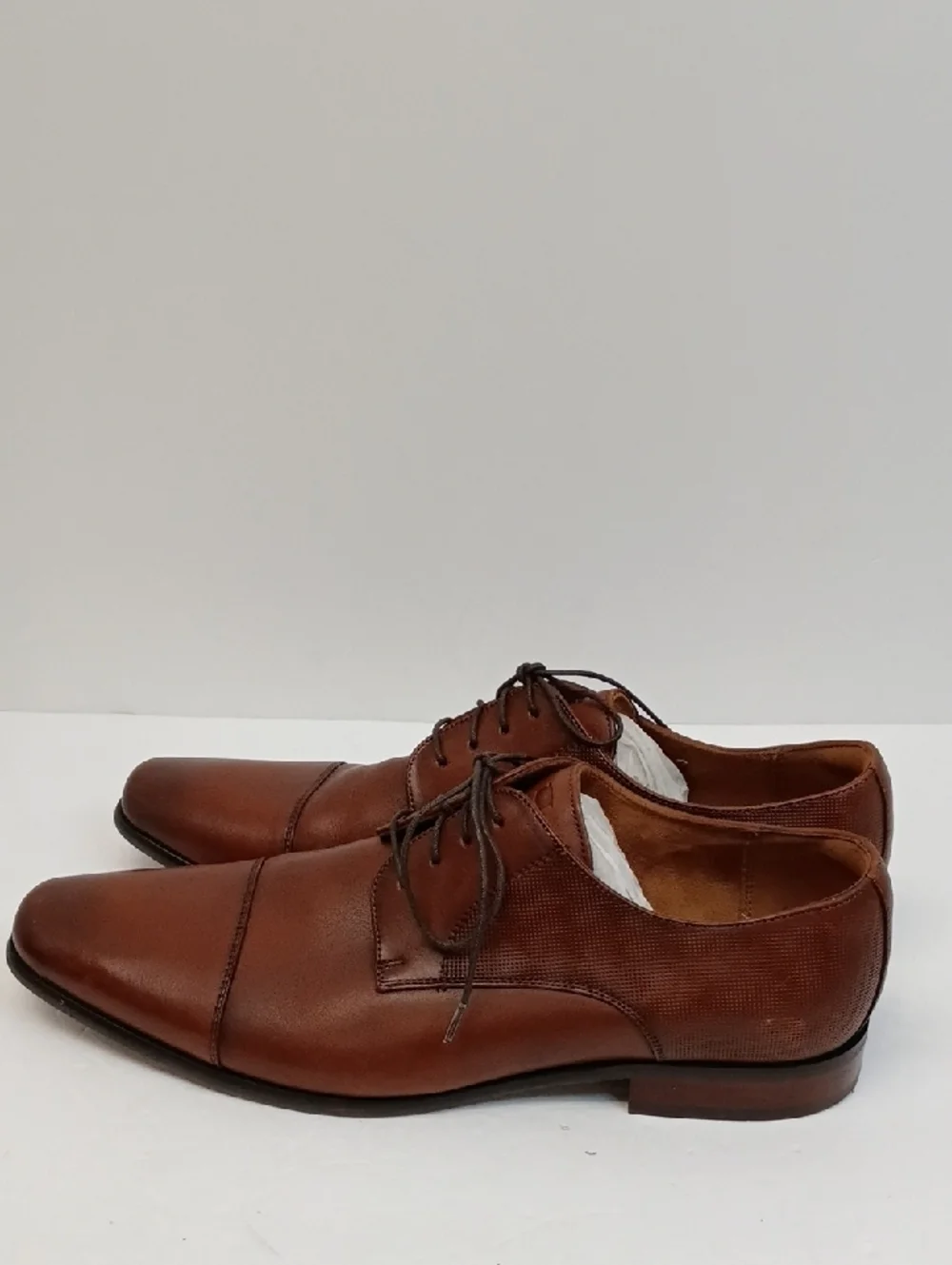 Florsheim Brown Leather Cap Toe Oxford Dress Shoes Size 13